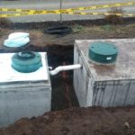 Galcon Septic Tank and Concrete Pump Chamber installation in Parksville