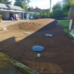 Septic tank and pump chamber for multi family dwelling in Parksville