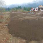 New Construction sand mound in Qualicum Beach